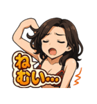 美魔女、夏を制す！（個別スタンプ：19）