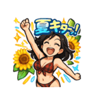 美魔女、夏を制す！（個別スタンプ：21）