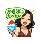 美魔女、夏を制す！（個別スタンプ：24）