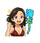 美魔女、夏を制す！（個別スタンプ：27）