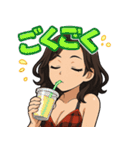 美魔女、夏を制す！（個別スタンプ：29）