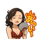 美魔女、夏を制す！（個別スタンプ：32）