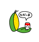 【動く】夏べこたち（夏の赤べこ）（個別スタンプ：12）
