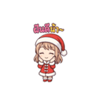 サンタガール＠真夏のタイ語スタンプ 70（個別スタンプ：1）