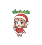 サンタガール＠真夏のタイ語スタンプ 70（個別スタンプ：2）