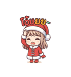 サンタガール＠真夏のタイ語スタンプ 70（個別スタンプ：13）