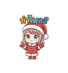 サンタガール＠真夏のタイ語スタンプ 70（個別スタンプ：15）