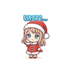 サンタガール＠真夏のタイ語スタンプ 70（個別スタンプ：23）
