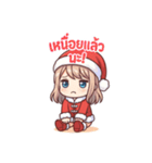 サンタガール＠真夏のタイ語スタンプ 70（個別スタンプ：25）