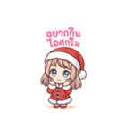 サンタガール＠真夏のタイ語スタンプ 70（個別スタンプ：29）