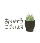 ずっとつかえる♡大人の多肉・観葉植物（個別スタンプ：16）
