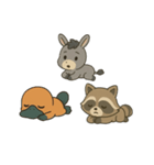 カモノハシとロバとアライグマの物語（個別スタンプ：2）