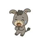 カモノハシとロバとアライグマの物語（個別スタンプ：9）
