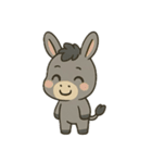 カモノハシとロバとアライグマの物語（個別スタンプ：10）