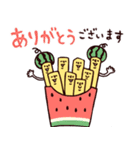 ♡夏ポテポテト♡（個別スタンプ：22）
