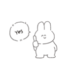 ゆるうさの毎日（個別スタンプ：4）