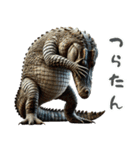 ワニ×3Dリアル！迫力満点（個別スタンプ：30）