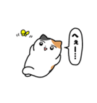 挙動不審なミケネコ（個別スタンプ：15）