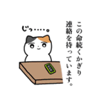 挙動不審なミケネコ（個別スタンプ：39）