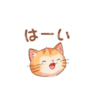 【トラ猫】毎日可愛がってほしい（個別スタンプ：3）