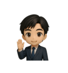 会社員でございます（個別スタンプ：1）