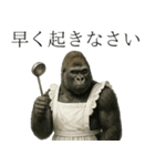 家事も愛も全力！ゴリラ母ちゃんの日常。（個別スタンプ：2）