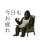 家事も愛も全力！ゴリラ母ちゃんの日常。（個別スタンプ：9）