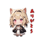 にゃんこみみガール（個別スタンプ：12）