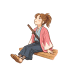 新撰組 ガールズ 日常 刀 壬生浪士（個別スタンプ：1）