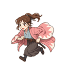 新撰組 ガールズ 日常 刀 壬生浪士（個別スタンプ：6）