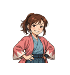 新撰組 ガールズ 日常 刀 壬生浪士（個別スタンプ：7）