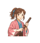 新撰組 ガールズ 日常 刀 壬生浪士（個別スタンプ：10）