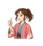 新撰組 ガールズ 日常 刀 壬生浪士（個別スタンプ：13）