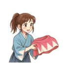 新撰組 ガールズ 日常 刀 壬生浪士（個別スタンプ：15）