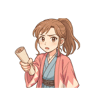 新撰組 ガールズ 日常 刀 壬生浪士（個別スタンプ：19）