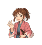 新撰組 ガールズ 日常 刀 壬生浪士（個別スタンプ：20）