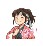 新撰組 ガールズ 日常 刀 壬生浪士 (小)（個別スタンプ：2）