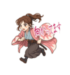 新撰組 ガールズ 日常 刀 壬生浪士 (小)（個別スタンプ：6）