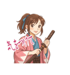新撰組 ガールズ 日常 刀 壬生浪士 (小)（個別スタンプ：10）