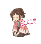 新撰組 ガールズ 日常 刀 壬生浪士 (小)（個別スタンプ：12）