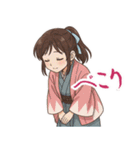 新撰組 ガールズ 日常 刀 壬生浪士 (小)（個別スタンプ：22）