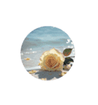くすんだ薔薇と海.Dull roses and the sea.（個別スタンプ：1）