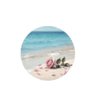 くすんだ薔薇と海.Dull roses and the sea.（個別スタンプ：2）