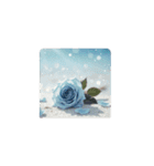 くすんだ薔薇と海.Dull roses and the sea.（個別スタンプ：5）