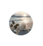くすんだ薔薇と海.Dull roses and the sea.（個別スタンプ：6）