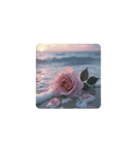 くすんだ薔薇と海.Dull roses and the sea.（個別スタンプ：7）