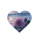 くすんだ薔薇と海.Dull roses and the sea.（個別スタンプ：9）