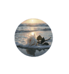 くすんだ薔薇と海.Dull roses and the sea.（個別スタンプ：12）