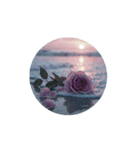 くすんだ薔薇と海.Dull roses and the sea.（個別スタンプ：13）
