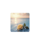 くすんだ薔薇と海.Dull roses and the sea.（個別スタンプ：16）